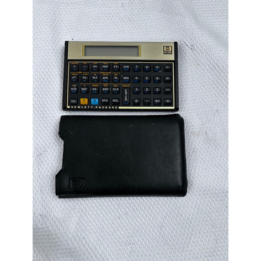 HP 12C Financial Calculator OS‎ Gold Black Programmable Business Unisex